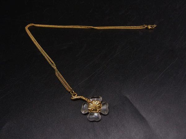 馬貝珍珠 - ■美品■ SWAROVSKI スワロフスキー クリスタル ネックレス ペンダント アクセサリー レディース ゴールド系×クリア DL2826