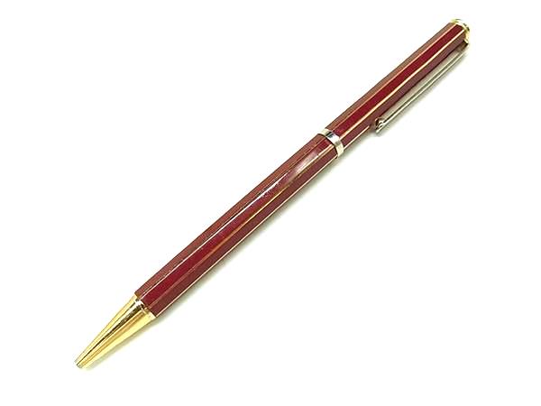GIVENCHY ジバンシィ ツイスト式 ボールペン 筆記用具 文房具 ステーショナリー ボルドー系×ゴールド系 DL3807