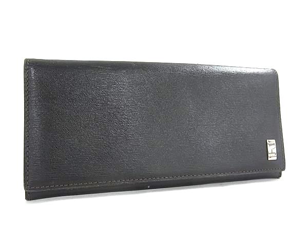 Wallets（With Coin Pocket） - dunhill ダンヒル サイドカー レザー 二つ折り 長財布 ウォレット 小銭入れ 札入れ カード入れ メンズ ダークブラウン系 DL5545