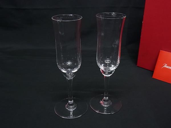 ■新品同様■ Baccarat バカラ クリスタルガラス カプリ シャンパンフルート 食器 テーブル ...