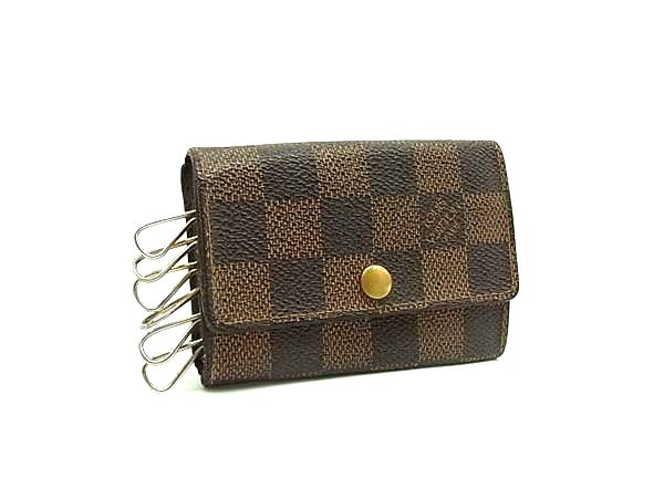 LOUIS VUITTON ルイヴィトン N62630 ダミエ ミュルティクレ6 6連 キーケース 鍵入れ メンズ レディース ブラウン系 DK9735