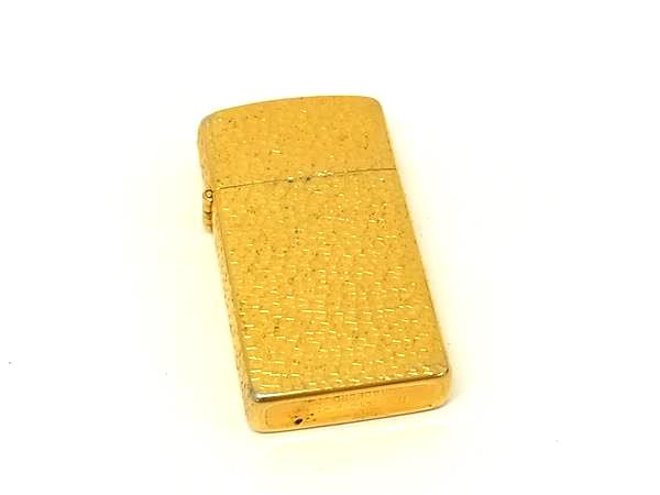 ZIPPO ジッポー 1989年製 ヴィンテージ 高級ライター オイルライター 喫煙グッズ 喫煙具 ゴールド系 DL1014