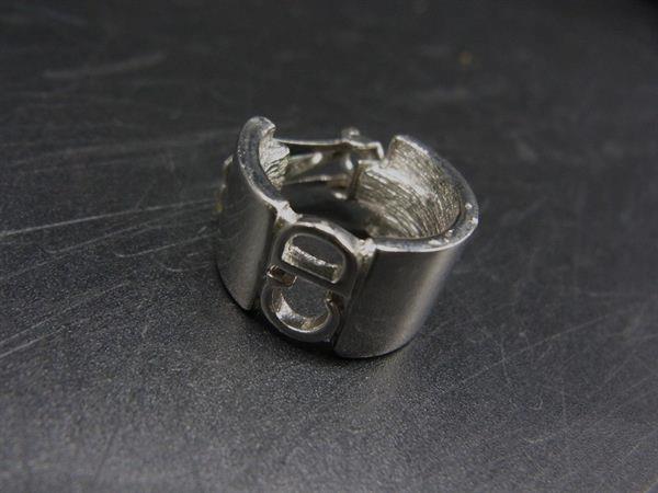 ChristianDior クリスチャンディオール クリップ式 片耳のみ イヤリング アクセサリー レディース シルバー系 DL2885