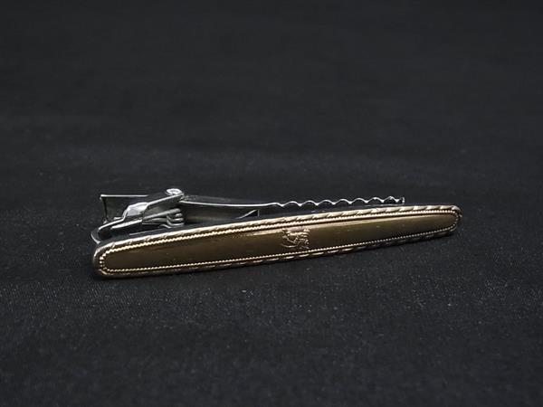 BURBERRY バーバリー ネクタイピン タイクリップ アクセサリー ビジネス 紳士 メンズ ゴールド系 DL3362