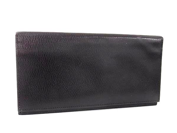 U, 吉 - dunhill ダンヒル レザー 二つ折り 長財布 ウォレット 札入れ 小銭入れ カード入れ レディース ブラック系 DL6833