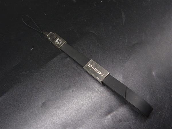 ■美品■ TAG HEUER タグホイヤー ストラップ バッグチャーム レディース ブラック系×シル ...