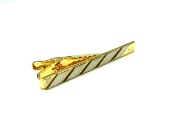 夏威夷珠宝 - ChristianDior クリスチャンディオール ネクタイピン タイクリップ アクセサリー 紳士 メンズ ゴールド系×シルバー系 DL5852
