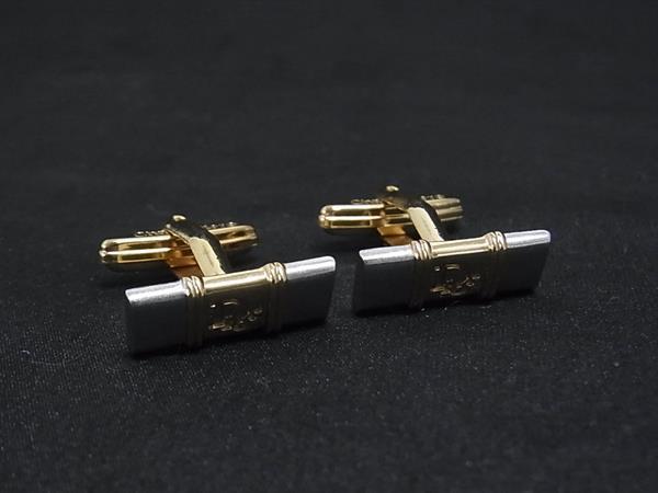 Hawaiian Jewelry - ■美品■ ChristianDior クリスチャンディオール カフスボタン カフリンクス アクセサリー ビジネス ゴールド系×シルバー系 DL7722