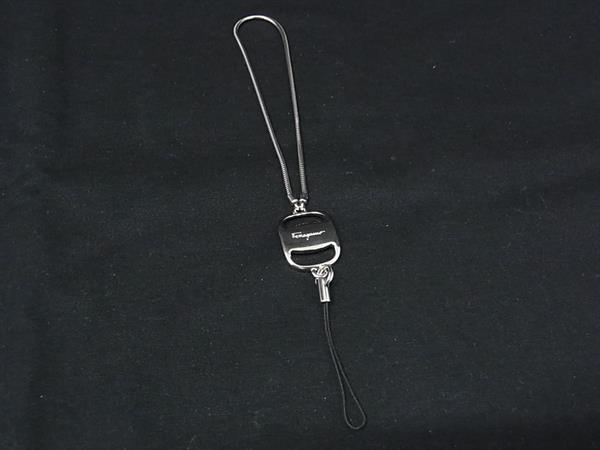 乐天商城 - ■美品■ Salvatore Ferragamo フェラガモ ヴァラ キーホルダー チャーム シルバー系 DL8653