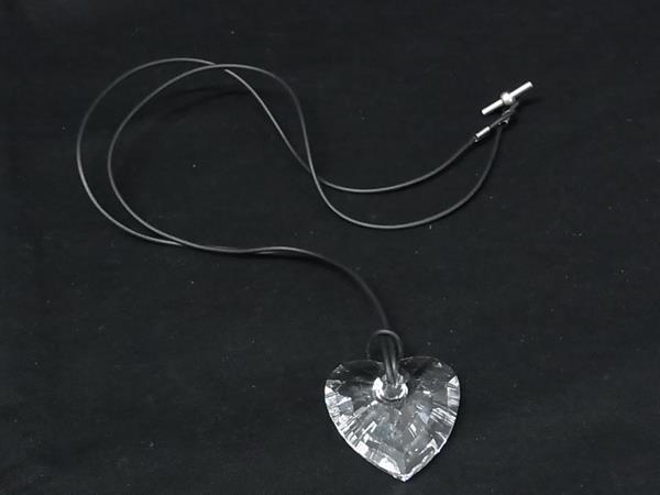 樂天商城 - ■美品■ SWAROVSKI スワロフスキー クリスタル ハート ネックレス ペンダント レディース クリア DL8668
