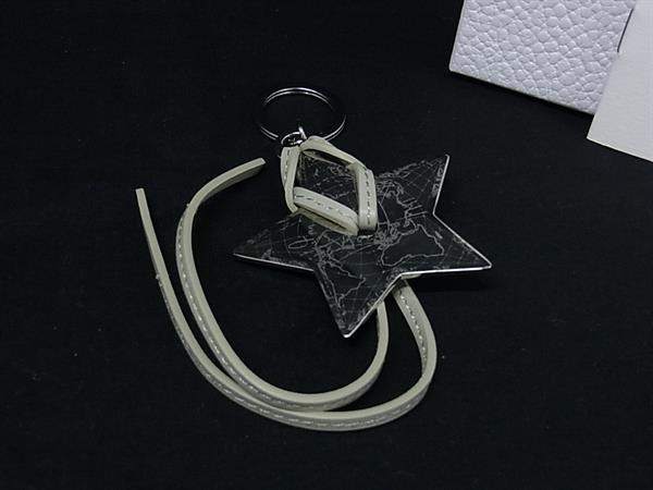 Other - ■極美品■ ChristianDior クリスチャンディオール スター 星型 キーホルダー キーリング チャーム ライトグレー系×シルバー系 DL8819