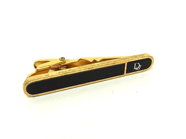 乐天商城 - ChristianDior クリスチャンディオール ネクタイピン タイクリップ アクセサリー 紳士 メンズ ブラック系×ゴールド系 DL7398