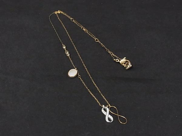 樂天商城 - SWAROVSKI スワロフスキー ネックレス ペンダント アクセサリー レディース ゴールド系×シルバー系 DL8113