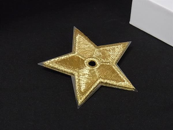 ■極美品■ ChristianDior クリスチャンディオール スター 星型 ピンバッジ ピンブローチ アクセサリー ゴールド系 DL8896