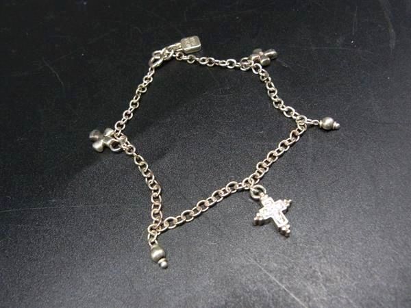 ■美品■ MICHEL KLEIN ミッシェルクラン ラインストーン ブレスレット アクセサリー レディース シルバー系 DL2480