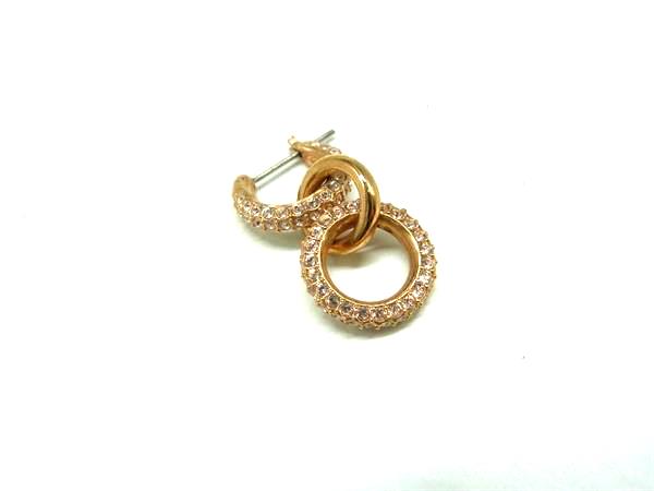 SWAROVSKI スワロフスキー ラインストーン 片耳のみ ピアス アクセサリー レディース ゴールド系 DL2557