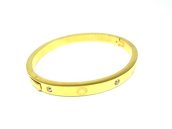 kate spade ケイトスペード ラインストーン バングル ブレスレット アクセサリー レディース ゴールド系 DL2567