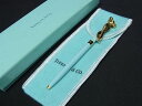 ティファニー ボールペン ■新品同様■ TIFFANY＆Co ティファニー リボン ツイスト式 ボールペン 文房具 筆記用具 ステーショナリー ティファニーブルー AW5328