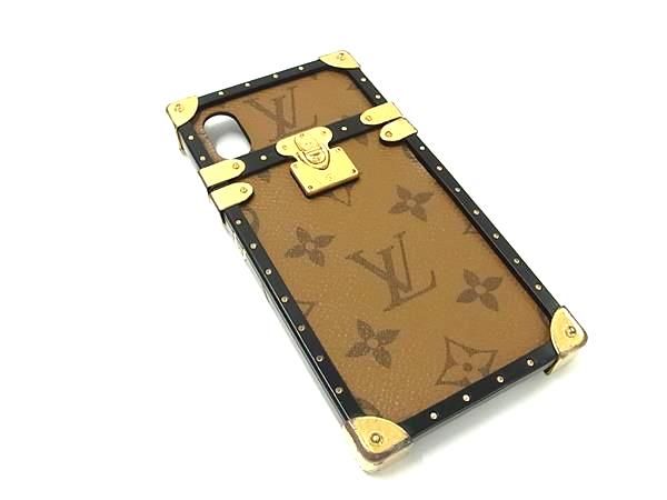 LOUIS VUITTON ルイヴィトン M62619 モノグラムリバース アイトランク iPhone X/Xs スマホケース ブラウン系 BH1433