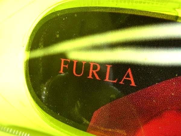 ■美品■ FURLA フルラ ラバー フラワー 花 フラットシューズ サンダル 表記サイズ 36 (約22.5cm) 靴 シューズ イエロー系 DD3475