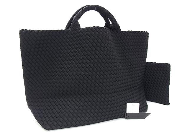 樂天商城 - ■新品■未使用■ NAGHEDI ナゲディ St Barths Large サテン ハンドバッグ トートバッグ レディース ブラック系 FV4580