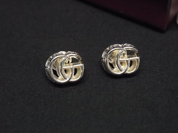 乐天商城 - ■新品同様■ GUCCI グッチ ダブルG SV925 ピアス アクセサリー レディース シルバー系 FV6148