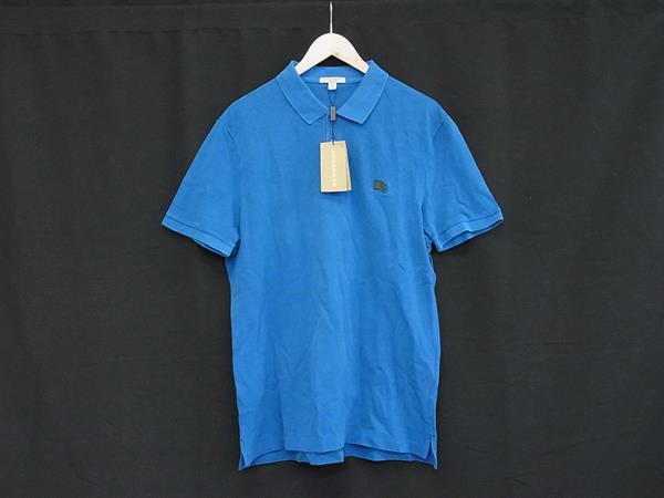 Burberry Brit バーバリー ブリット 半袖 ポロシャツ トップス 表記サイズ XL 洋服 メンズ ブルー系 BR0583