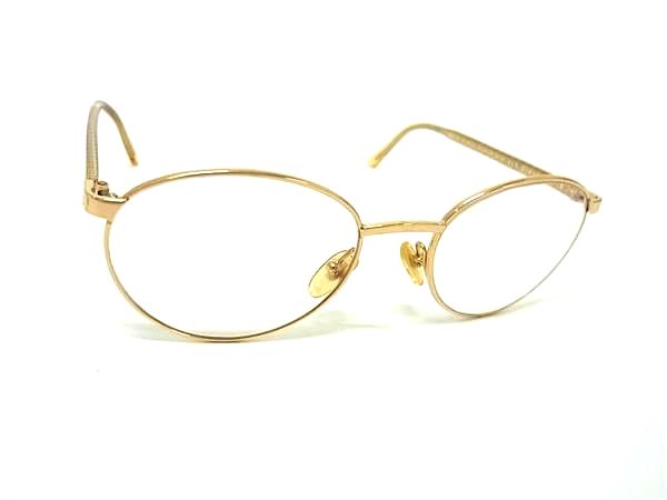 ChristianDior クリスチャンディオール CD 2997A 40A 53□19 135 度入り メガネ めがね 眼鏡 レディース メンズ ゴールド系 DL6574