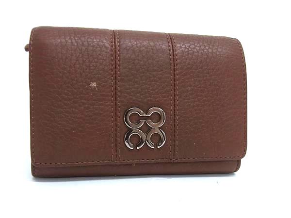 COACH コーチ レザー 二つ折り 財布 ウォレット 小銭入れ 札入れ カード入れ メンズ レディース ブラウン系 DL6786