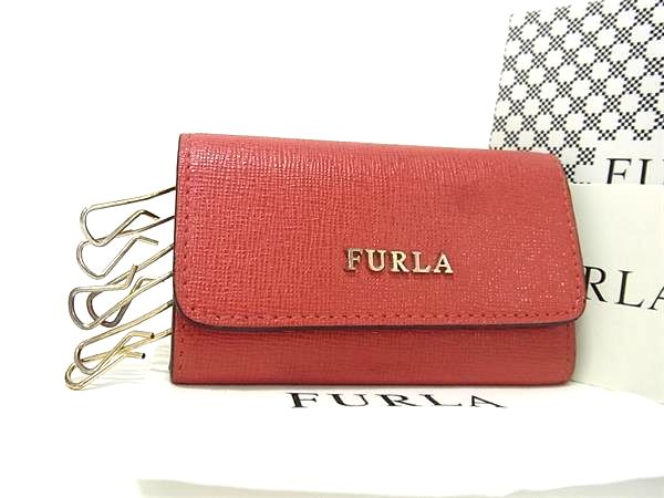 ■美品■ FURLA フルラ レザー 6連 キ�