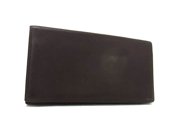 C, D, T, R, W - dunhill ダンヒル レザー 二つ折り 長財布 ウォレット 札入れ カード入れ メンズ ブラウン系 DL6829