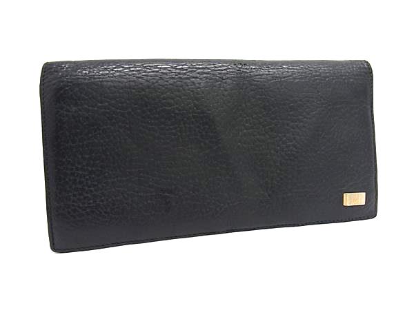 dunhill ダンヒル レザー 二つ折り 長�