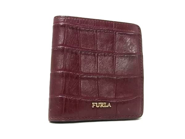 ■美品■ FURLA フルラ クロコダイル�