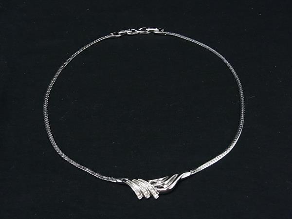 Other - ■美品■ NINA RICCI ニナリッチ ラインストーン ネックレス ペンダント アクセサリー レディース シルバー系 DL7895