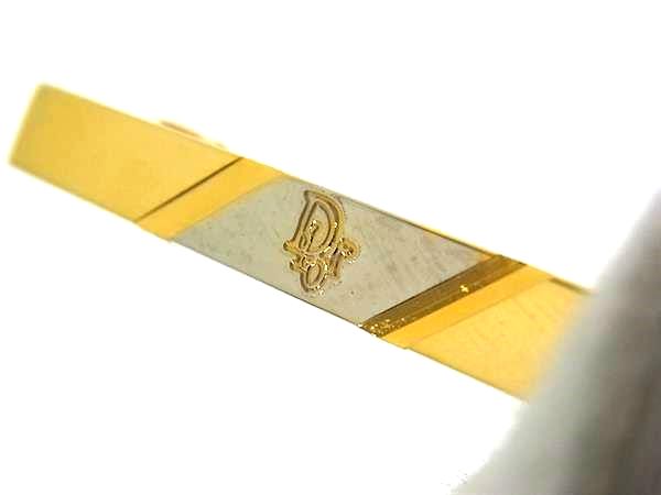 pleasure-Store 楽天市場店の■美品■ ChristianDior ディオール ヴィンテージ ネクタイピン タイクリップ アクセサリー ビジネス 紳士 メンズ ゴールド系 DL8093｜アングル3