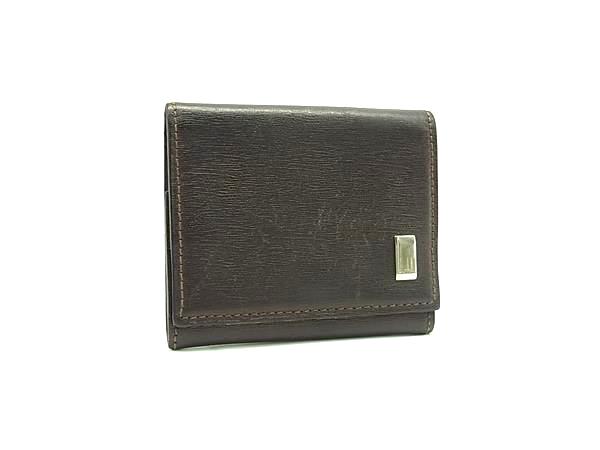 樂天商城 - dunhill ダンヒル レザー コインパース コインケース 小銭入れ メンズ ダークブラウン系 DL9331