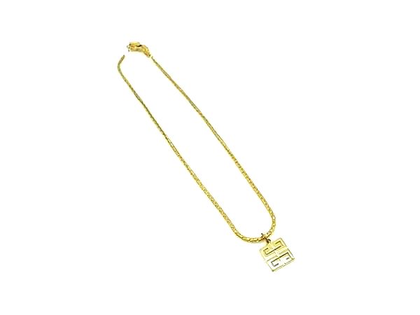 GIVENCHY ジバンシィ ヴィンテージ ネックレス ペンダント アクセサリー レディース ゴールド系 DL9513
