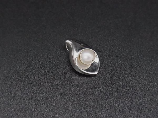 乐天商城 - ■美品■ TASAKI タサキ 本真珠 アコヤ真珠 パール 約5mm SV925 ネックレストップ ペンダントトップ アクセサリー シルバー系 DL9562