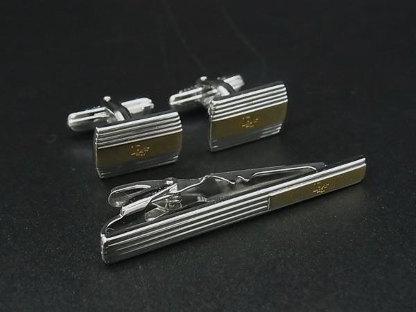 ■美品■ ChristianDior ディオール カフスボタン カフリンクス タイクリップ アクセ...