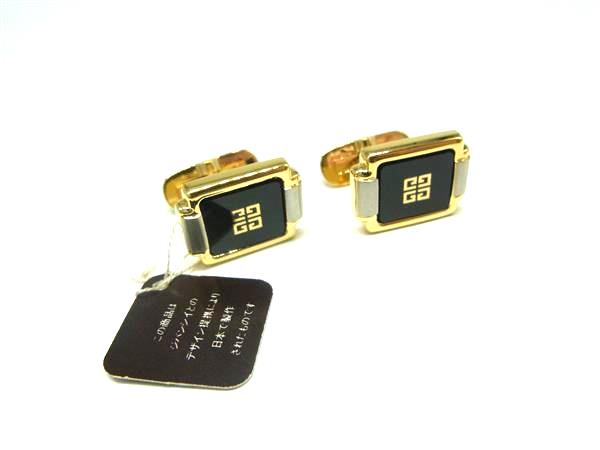 乐天商城 - ■美品■ GIVENCHY ジバンシィ カフスボタン カフリンクス アクセサリー 紳士 ビジネス メンズ ゴールド系 DM0210