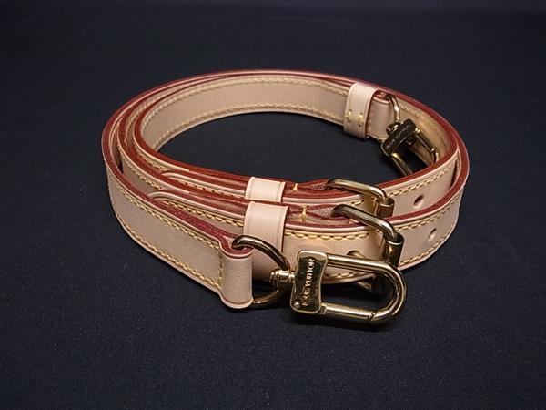 ■極美品■ LOUIS VUITTON ルイヴィトン バッグ用 ショルダーストラップ ショルダーベルト 斜め掛け 肩掛け ベージュ系 FW2689