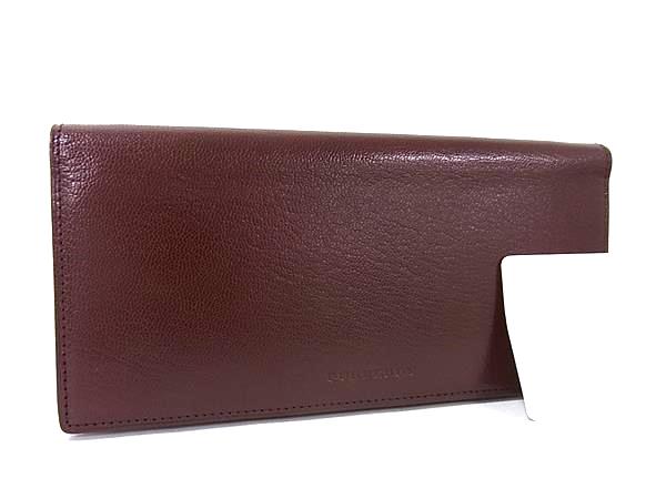 ■新品■未使用■ BURBERRY バーバリー レザー 内部ノバチェック 二つ折り 長財布 ウォレット 小銭入れ 札入れ ブラウン系 BP8710