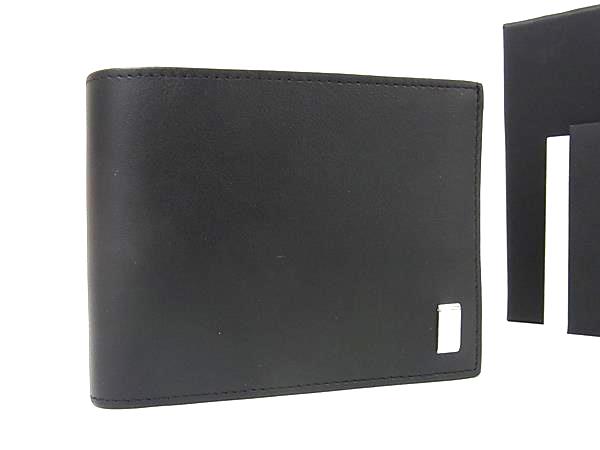 ■新品■未使用■ dunhill ダンヒル サイドカー レザー 二つ折り 財布 ウォレット 小銭入れ 札入れ カード入れ ブラック系 BP8712