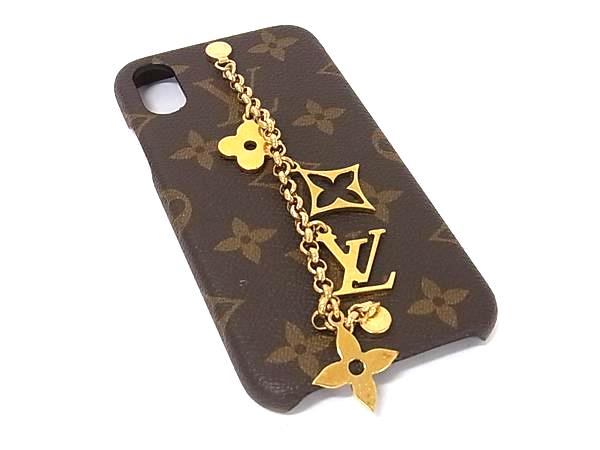 ■美品■ LOUIS VUITTON ルイヴィトン M63899 モノグラム バンパー iPhoneX/XS対応 アイフォンケース ブラウン系 BP8723