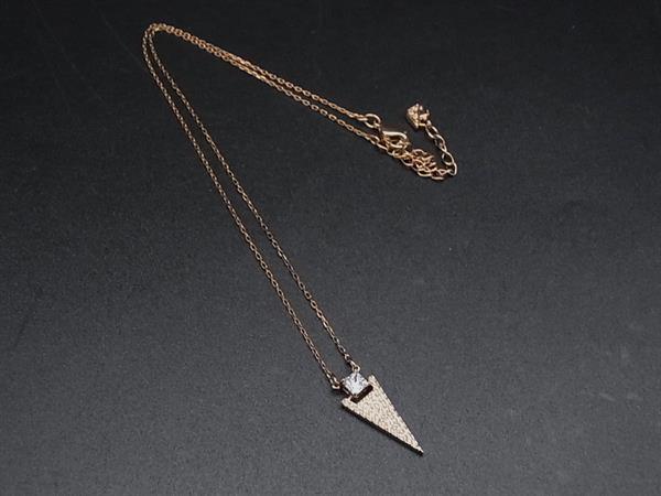 樂天商城 - SWAROVSKI スワロフスキー ラインストーン ネックレス ペンダント アクセサリー レディース ピンクゴールド系 DJ4555