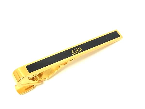 Men'S Accessories - ■美品■ S.T.Dupont エス・テー・デュポン ネクタイピン タイクリップ アクセサリー ビジネス メンズ ゴールド系×ブラック系 DK5262