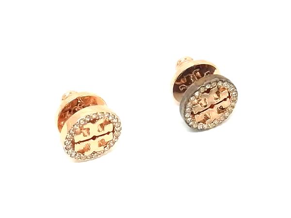 樂天商城 - TORY BURCH トリーバーチ キラ ラインストーン ロゴモチーフ ピアス アクセサリー レディース ゴールド系 DK5312