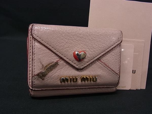 楽天市場】MIUMIU MADRAS 三つ折り財布の通販