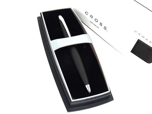 Rakuten - ■新品同様■ CROSS クロス ツイスト式 ボールペン 筆記用具 文房具 ステーショナリー ブラック系×シルバー系 DN5333
