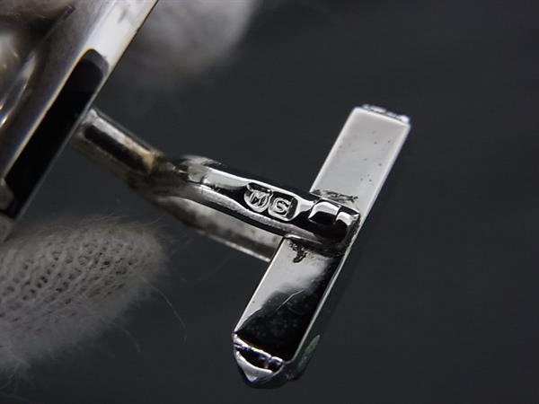 pleasure-Store 楽天市場店のMIKIMOTO ミキモト 本真珠 アコヤ真珠 パール 約4mm〜約7mm カフスボタン カフリンクス タイタック 2点セット シルバー系 DP2854｜アングル3